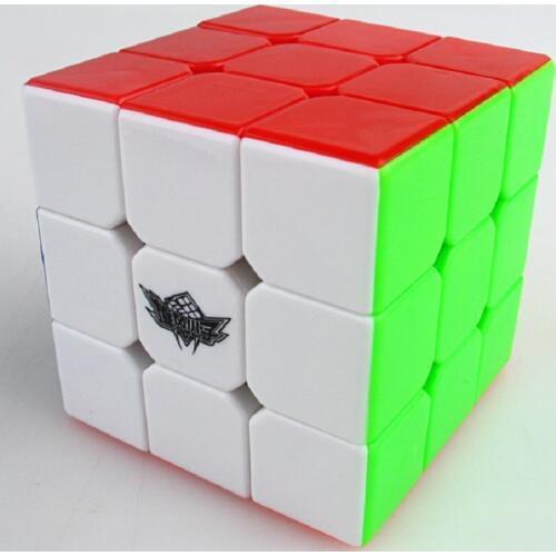 Cyclone Boys 3x3x3 Magic Cube Puzzle Competition Speed Puzzle neo Cube Toys For Children Kids magico No Sticker Rainbow