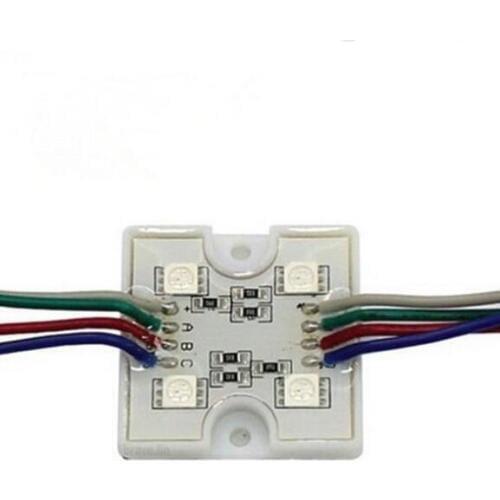 DC12V 5050 4 LED Modules White/Warm White/red/green/blue/yellow/RGB IP65 Waterproof for LED Signs Advertisements
