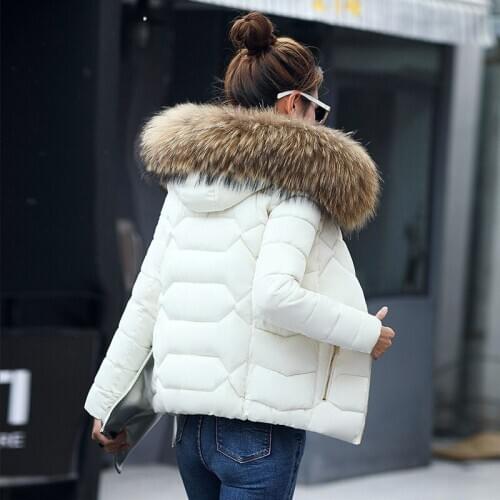 DUOYANG Women's Down Jackets With Fur