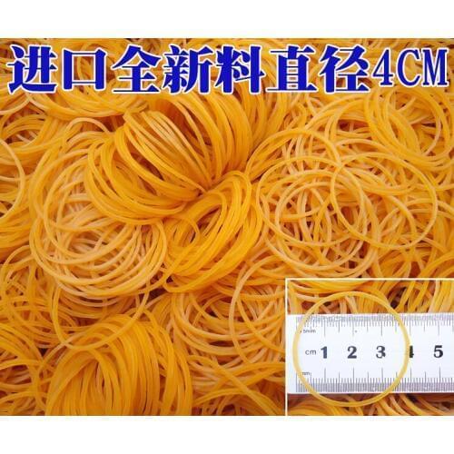 100 Pieces 38mm Elastic Rubber Bands Bank Paper Bills Money Home Office Stretchable Band Sturdy Rubber Elastics Bands