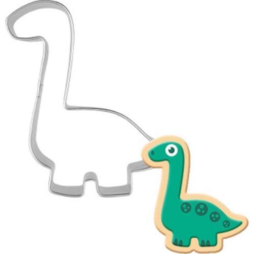 Jurassic Dinosaur Cookie Cutter Stainless Steel Brachiosaurus Fondant Cutter Baking Cookie Mold Biscuit Mould Cookie Stamp Press