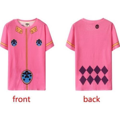 JoJos Bizarre Adventure Cosplay T-shirt Jolyne Cujoh Kujo Jonathan Joestar t shirt Clothing men Cotton Tee Tops