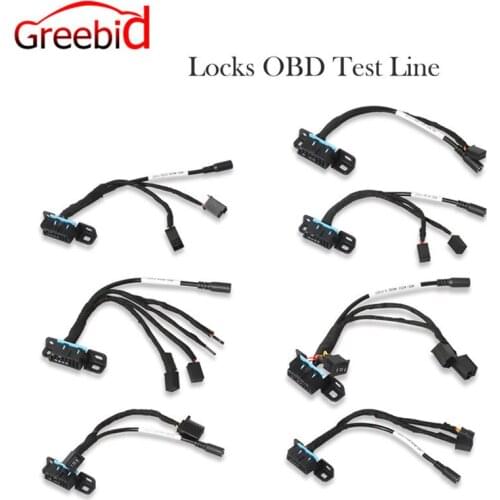 OBD Test Line 7 pcs For W209/W211/W906/W169/W208/W202/W210/W639 EZS Cable works with VVDI MB Tool For Mercedes