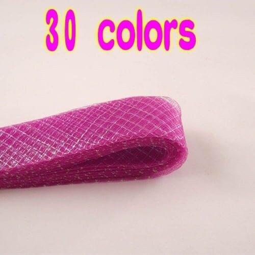 1.8'' wide Flat Crin - Silver shimmer - Ribbon for Dance Dress Sewing 100 yard 30# colors