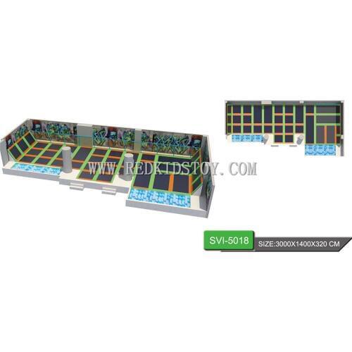 Multifunctional Exquisite Trampoline Park Indoor Playground Superior Quality Kids Indoor Playground HZ-LG032