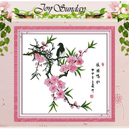 Bird and flowers Patterns Counted Cross Stitch 11CT 14CT Cross Stitch Set Wholesale Cross-stitch Kit Embroidery Needlework