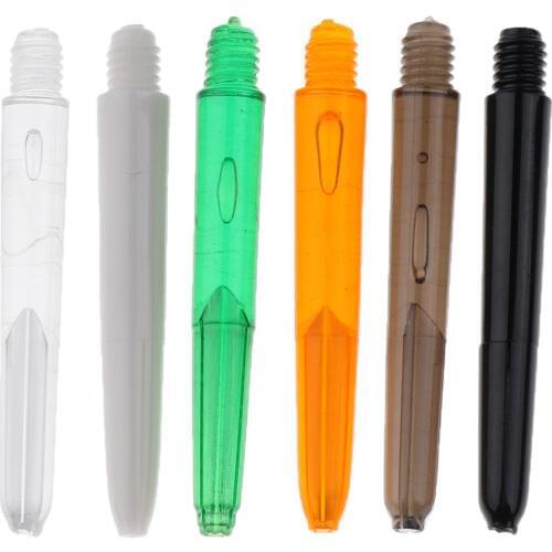 30 Pcs 35mm 2BA Thread Plastic Nylon Soft Tip Darts Shafts Colorful Darts Stems Thread Diameter 4.5mm