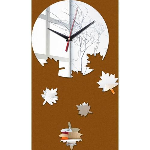 2019 new home decoration living room quartz acrylic modern design luxury mirror wall clock 3d watches stickers