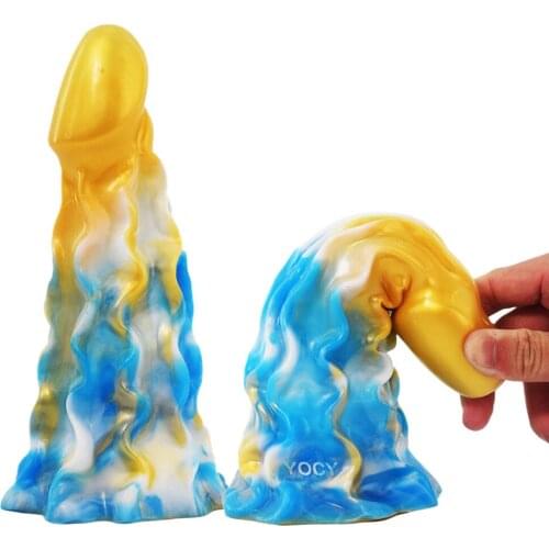 2021 NEW Female Masturbator Soft Silicone Anal SexToy Butt Plug Dildo with Suction Cup Sex Toys For Women Male Prostate Massager