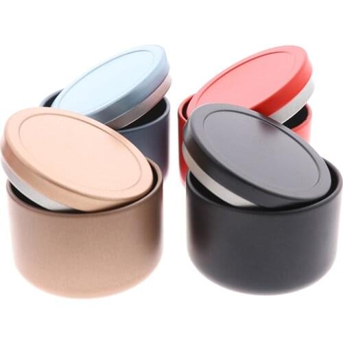 New 6pcs Candy Tins Storage Containers Mini Portable Tinplate Box Candle Box Tea Can