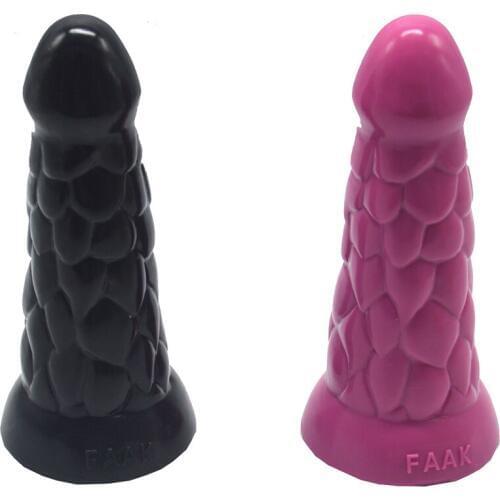 Newest! Unisex Silicone Big Anal Plug Womans G-Spot Stimulator Male Prostate Massage Anal Dilator Adult Products Sex Shop