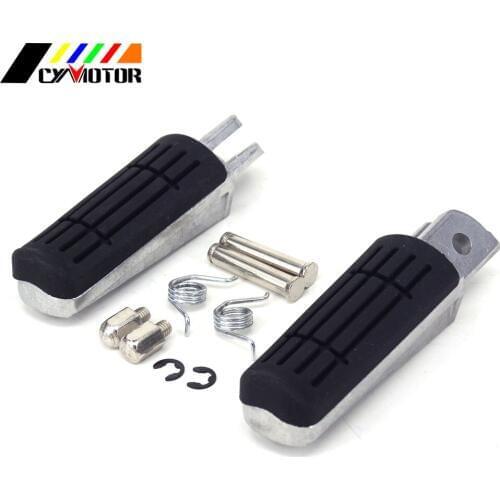 Motorcycle Front Footrest Foot Pegs For YAMAHA TDR125R FZ6 FZR FZS TDM YZF XJ 600 600 900 MT03 YZF1000 BT FJR FZ1 FZ6R 1100 1300