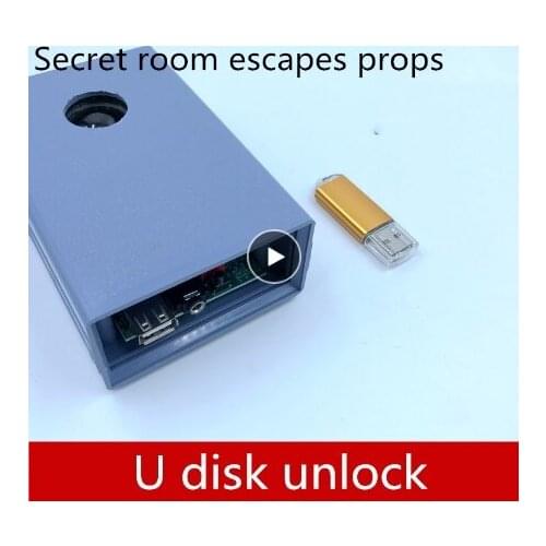 Real life games escape room props U disk unlock organ props escape room game Finished product props