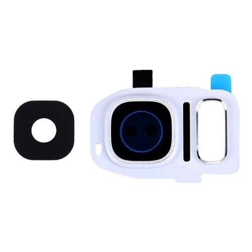 Slide camera lens + Frame White for Samsung Galaxy S7 Edge G935F