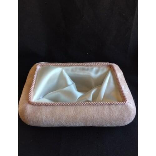 Türk Osmanlı Düğün Nişan Sandık Kutusu Kadife Kaplı Havluluk Çeyizlik Bohça Romantik Aksesuar