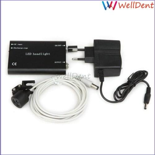 Dental Led Lamp Head Light Headlight Battery For Dental Surgical Loupes