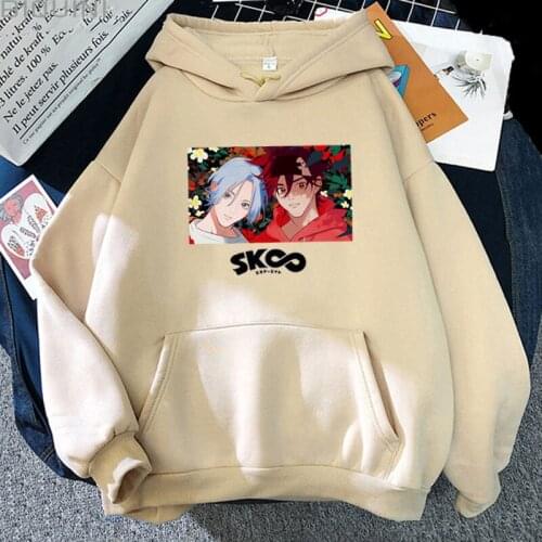 2021 Cartoon SK8 The Infinity Men Women Hoodies Sweatshirts Long Sleeves Pullovers Harajuku Unisex Plus Size Anime Clothing
