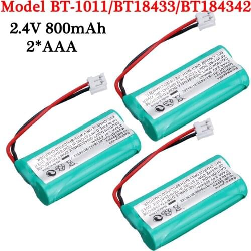 2.4V 800mAh Ni-MH Cordless Phone Battery for Uniden BT-1011 BT-1018 BT101 2/4/6/8/10pcs