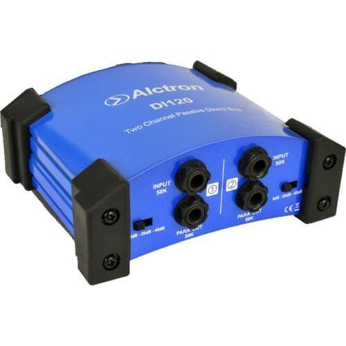 Alctron DI-120 DI Direct Box New Arrive Passive Stereo DI Direct Box 2 Channels Alctron DI120