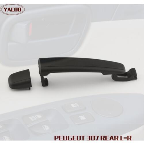 FREESHIPPING 1PCS REAR OUTSIDE DOORHANDLE FOR PEUGEOT 307 ( LEFT=RIGHT)