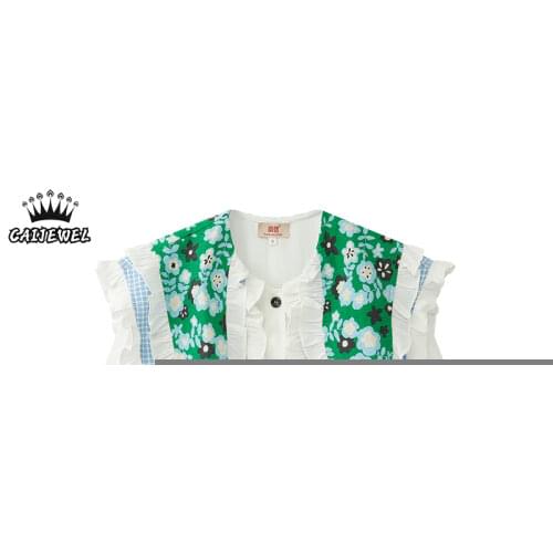 CAIJEWEL Dark Blouses