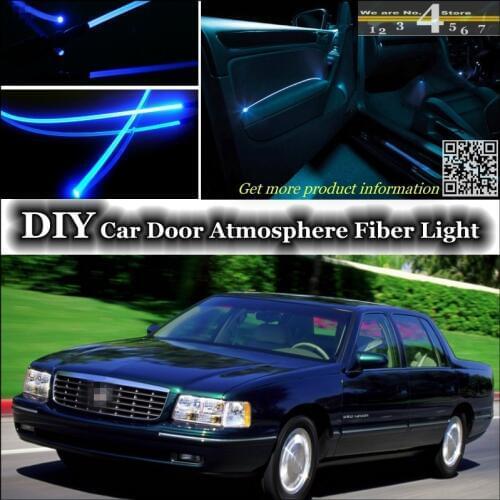 For Cadillac Deville interior Ambient Light Tuning Atmosphere Fiber Optic Band Lights Inside Door Panel llumination Not EL Light