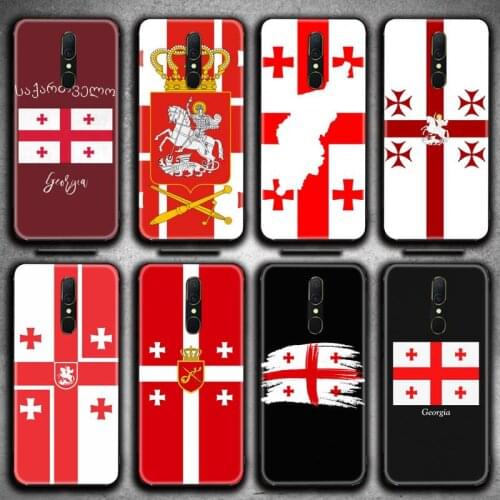 Georgia flag Phone Case For Oppo A5 A9 2020 Reno2 z Renoace 3pro A73S A71 F11