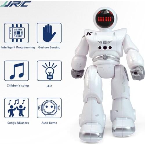 JJR/C R18 2.4G Gesture Sensor RC Robot Smart Programming Automatic Presentation Intelligent RC Robot RC Toys Music Songs Toys