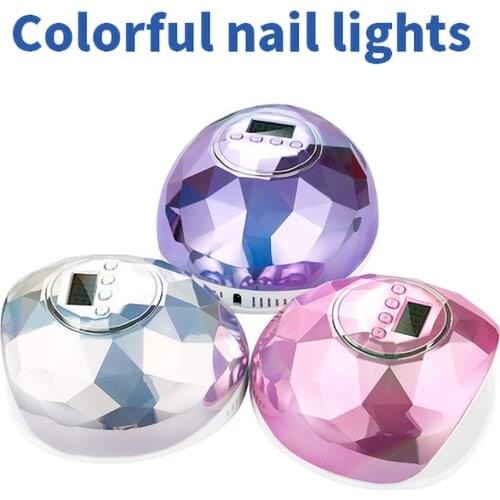 86w Nail Phototherapy Machine 39led Lamp Nail Baking Led Quick-Drying Induction Nail Polish Dryer Colorful