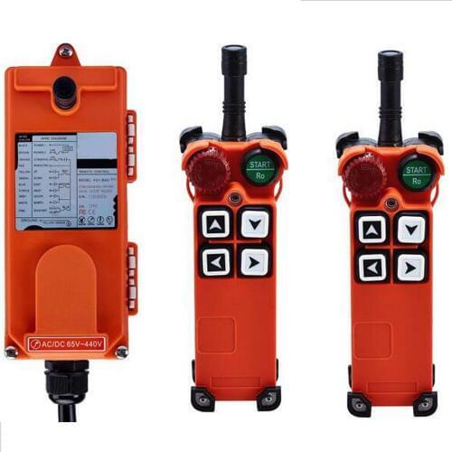 Original TELECRANE Wireless Industrial Remote Controller Electric Hoist Remote Control 2 Transmitter + 1 Receiver F21-4S