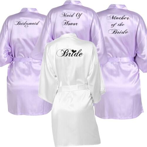 Personalized Favors gift Bride Team Robe Custom Name bridesmaid Bride Tribe bridal shower Cover-ups Robes Bachelor Party