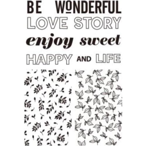 French transparent Clear Silicone Stamp/Seal for DIY scrapbooking/photo album Decorative B0991