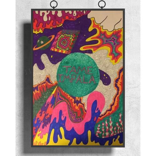 H421 Silk Poster Home Decoration Tame Impala Wall Art Christmas Gift