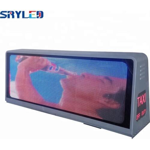 Led Sign Taxi Roof Top Led Display Programmable P5 Outdoor Double-side 960x320mm