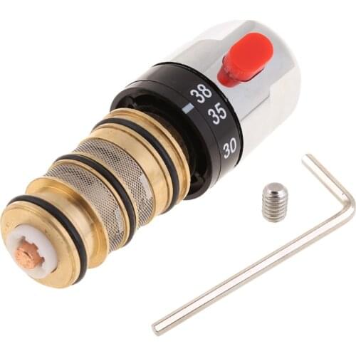 Thermostatic Mixing Va-lve Temperature Control Ceramic Va-lve for Solar Water Heater Va-lve Parts Ceramic Cartridge X7XD