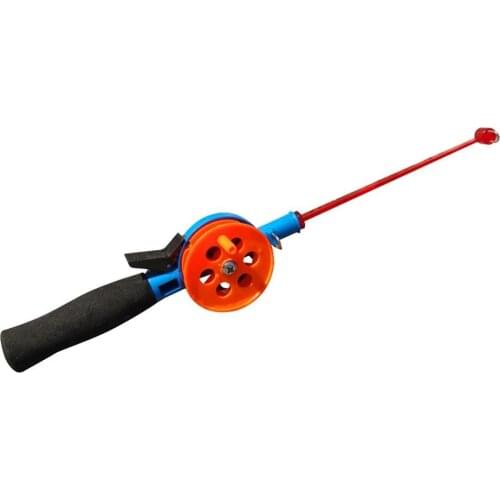 Outdoor Portable Ice Winter Fishing Rod With Reel Ocean Carp Boat Outdoor Sport Fish Rod Fishing Accessories Reel Send Random