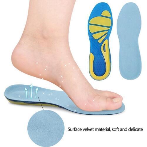 Outdoor Camping Insoles Foot Care for Plantar Fasciitis Heel Spur Running Sport Insoles Shock Absorption Pads orthopedic insole