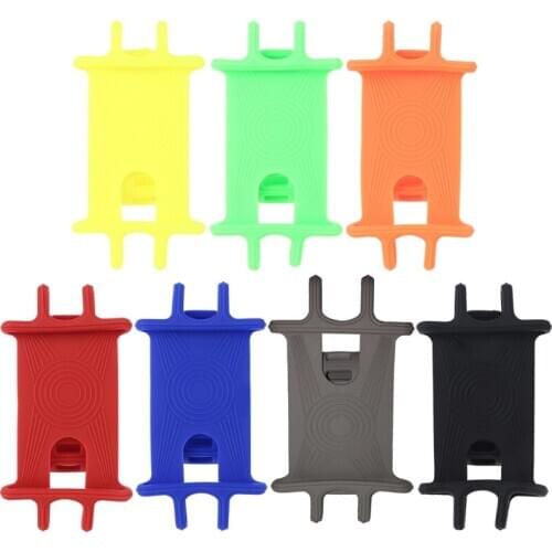 Bicycle Mobile Phone Silicone Holder Universal Bike Motorcycle Handlebar Stand Motorbike Cellphone Fixed Bracket