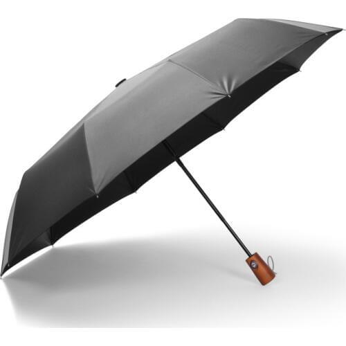 Wind Resistant Folding Automatic Umbrella Auto Luxury Big Windproof Umbrellas Rain Men Three-folding Male Umbrella SZ08