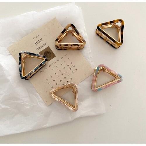 Triangular Leopard Grab Clip Fancy Hair Clips For Girls Big Crab Elastic Bow Korean Hairpin Accessories Headband Vintage Fashion
