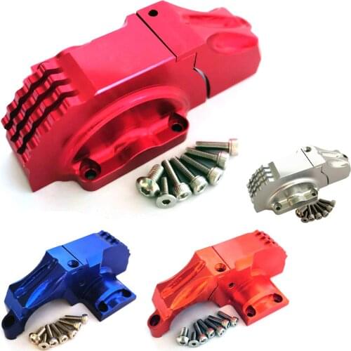 GPM Aluminum alloy main gear protective cover Replace #8987 for TRAXXAS 1/10 MAXX 89076-4 Monster TRUCK metal parts