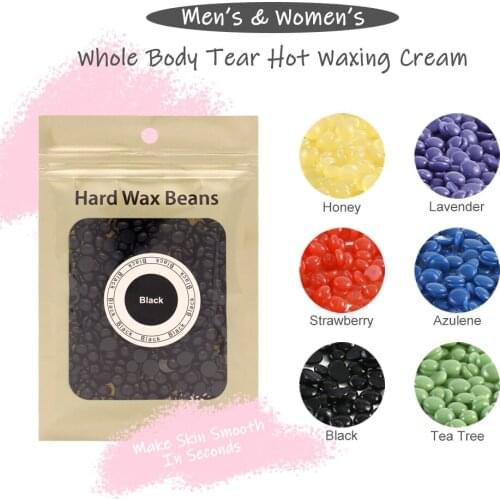 100g/Pack Wax Beans Hot Hard Wax Pellet Legs Body Unisex Hair Removal Bean For Women Men No Strip Depilatory BJI Dropshipping
