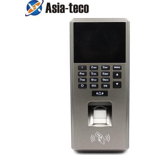 125Khz RFID 2.4 inch Reader Fingerprint Scanner Access Control Keypad USB Biometric System Door Lock Access Control