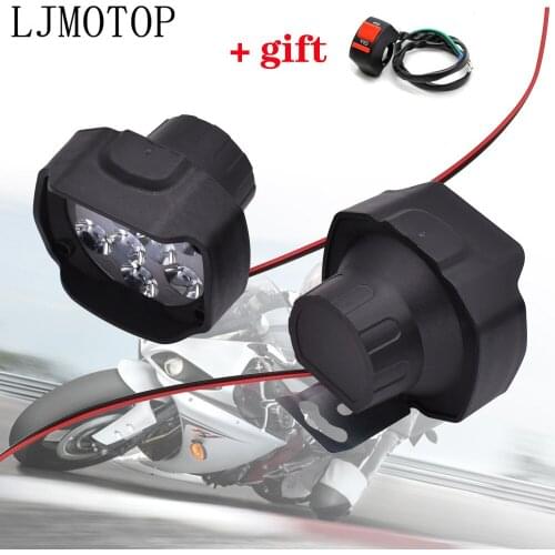 6/9 LED Motorcycle Headlight Fog Driving Lights Front Head Auxiliary Lamp For Honda CBR300FA CBR500 R F X CBR 600 929 954 RR