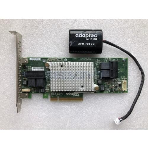 Adaptec ASR-81605Z SAS RAID CONTROLLER 1G CARD 12GB +AFM-700CC battery
