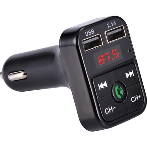 New LCD Handsfree Car Kit Wireless Bluetooth 5.0 FM Transmitter MP3 Player Dual USB Charger Car Accessories FM Modulator
