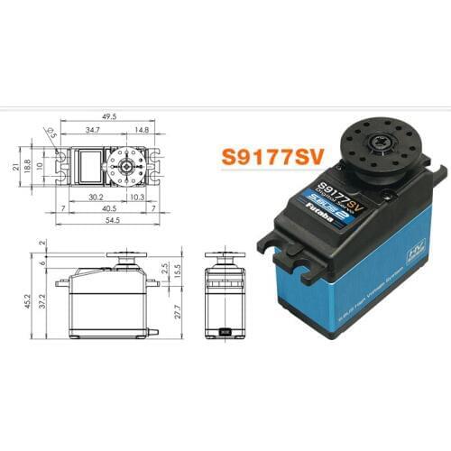 FUTABA S9177SV Servo high voltage digital steering gear steering gear 41KG