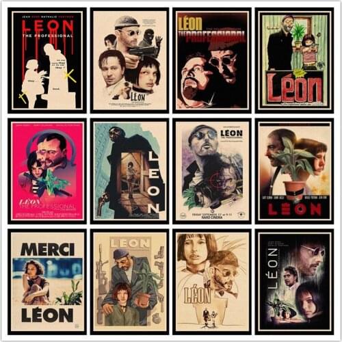 Perfect JL Leon Vintage Posters For Home/Bar/Living Decor kraft Paper high quality poster wall sticker HBA66