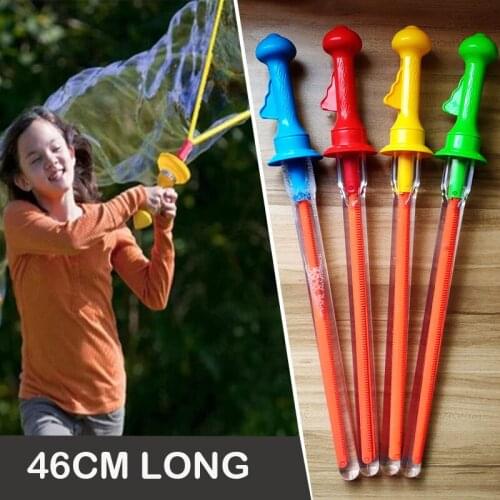 Kids Adults Bubble Machine Toys Long Sword Bubble Gun with Bubble Maker Liquid Summer Funny Outdoor Toy Big Size