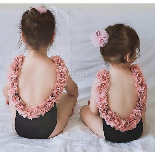 Mother Daughter Swimsuits Flower Mommy Girls Swimwear Bikini Family Look Mom And Daughter Bathing Suit Family Matching Clothes